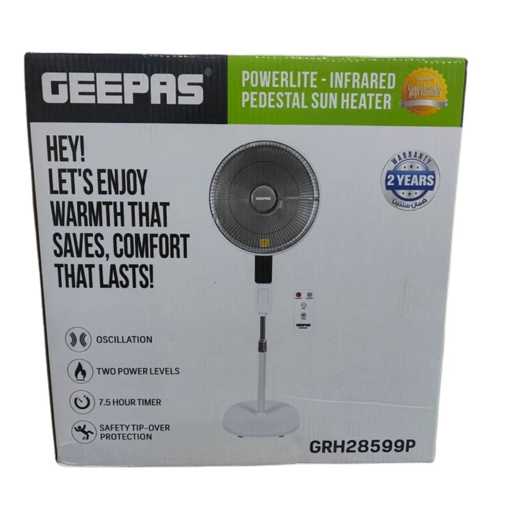 Geepas Powerlite Infrared Pedestal Sun Heater 28599