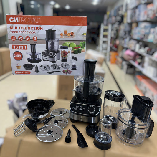 CIC-321 Ciatronic Multifunction Food Processor | Complete Kitchen Prep Solution