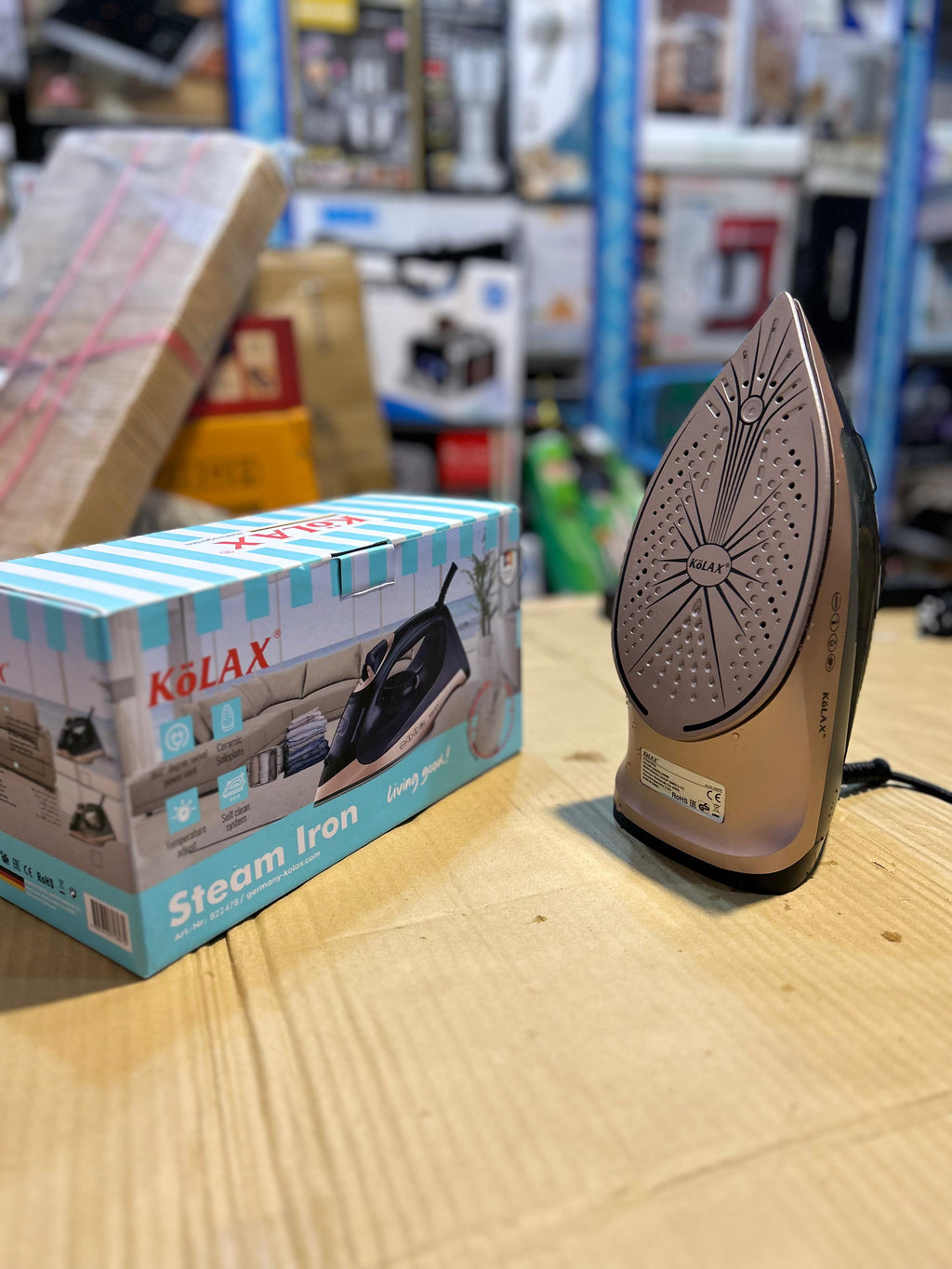 Kolax Germany Steam Iron – Powerful & Durable Clothes Iron
