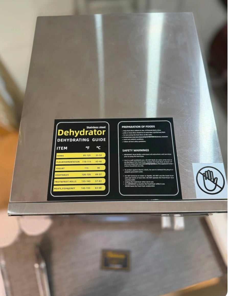 Premium stainless steel food dehydrator _10 Trays