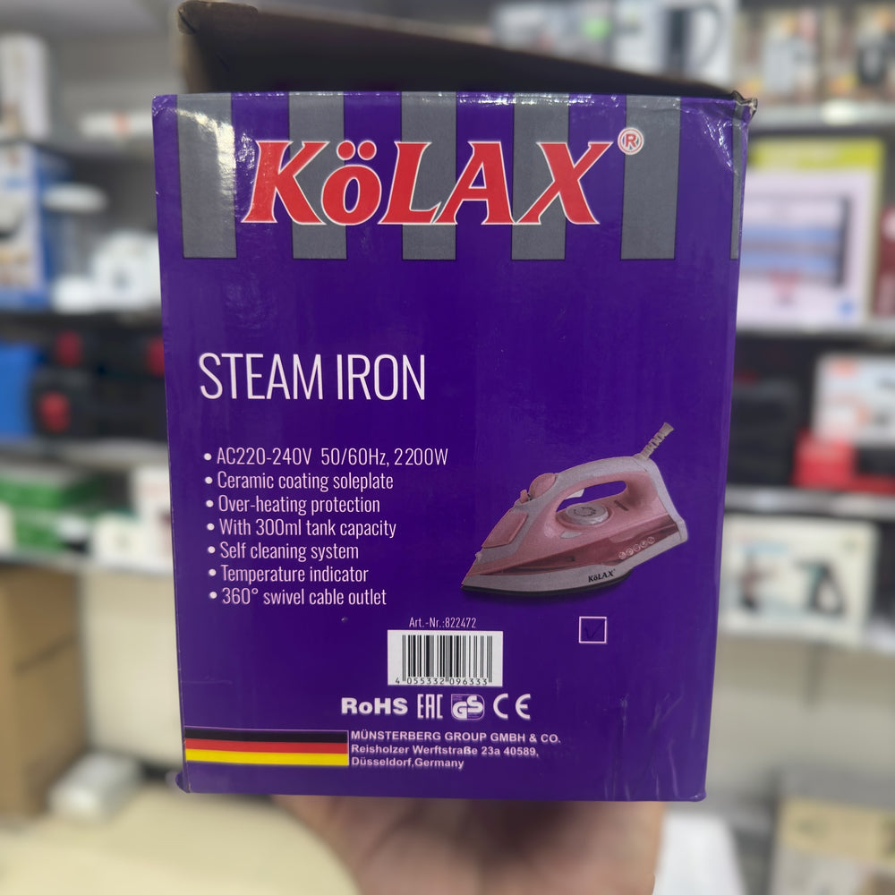 Kolax Electric Steam Iron 822472
