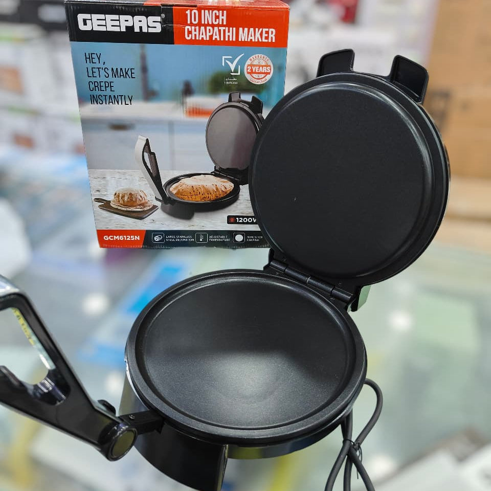 GEEPAS chapati maker gcm6125n roti maker
