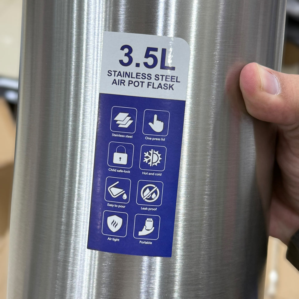 Geepas 3.5L Stainless Steel Air Pot Flask 5263
