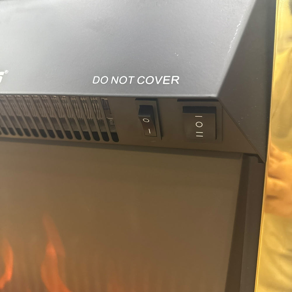 Geepas Coal Flame Effect Electric Heater 28581