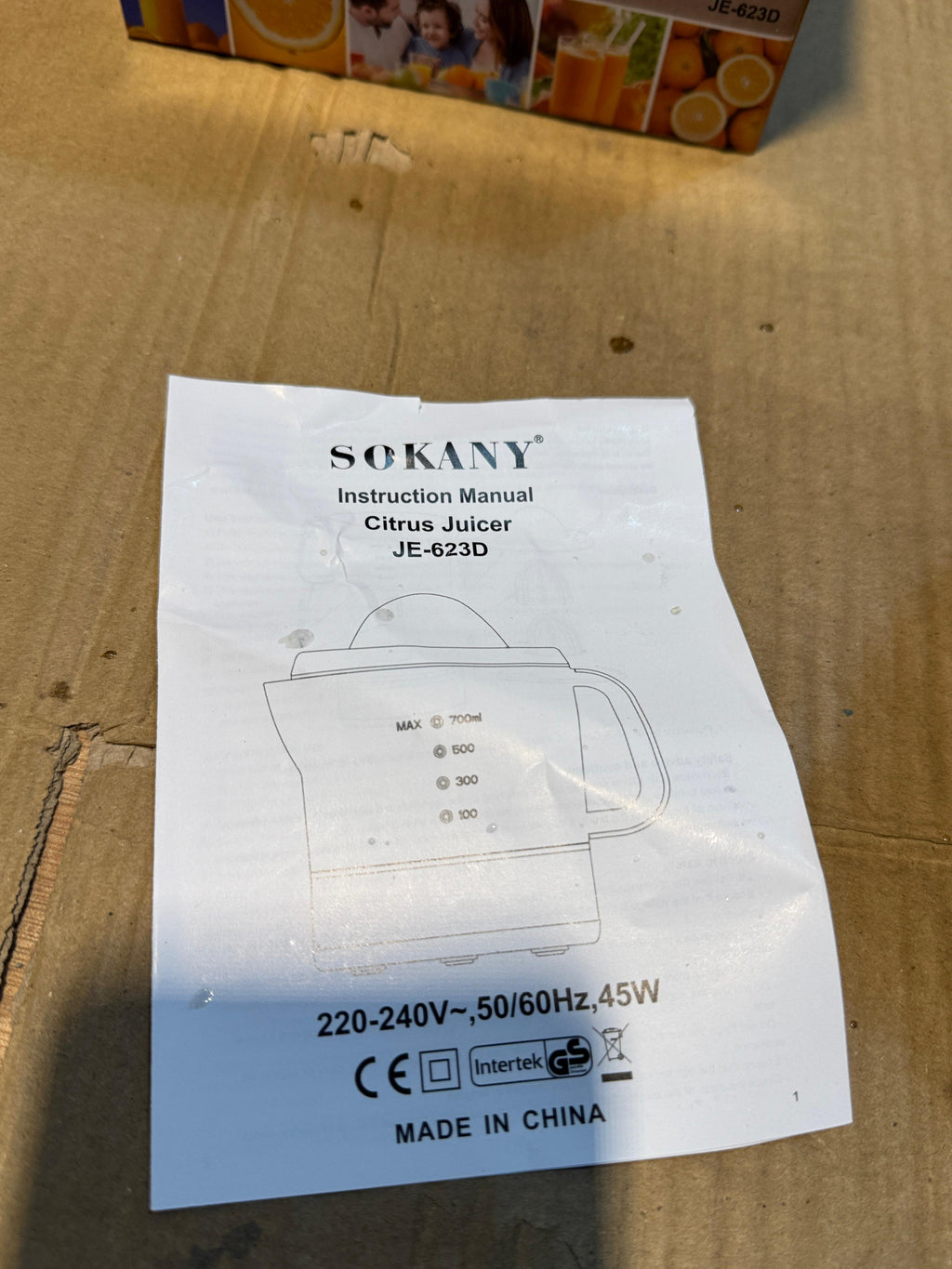 SOKANY Citrus Juicer | Fresh Juice Maker for Home & Kitchen