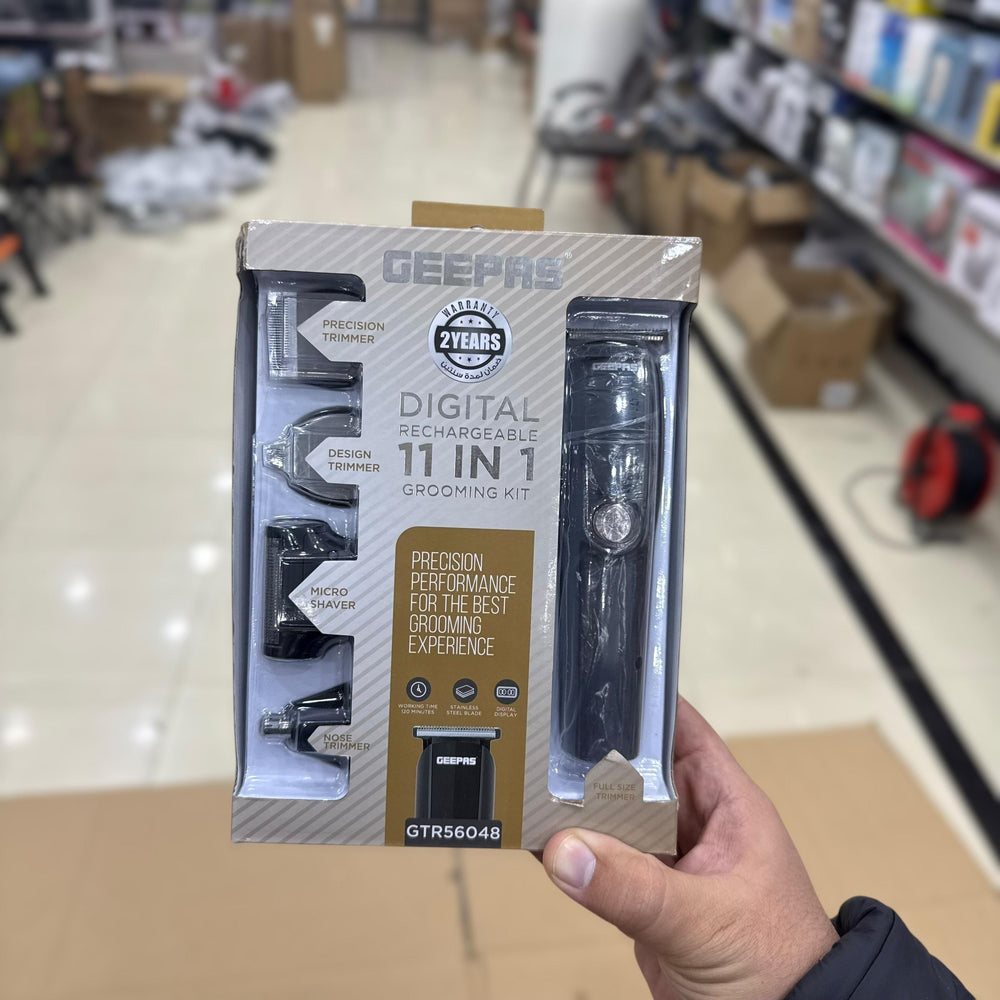 Geepas Rechargeable 11 in 1 Grooming Kit 56048