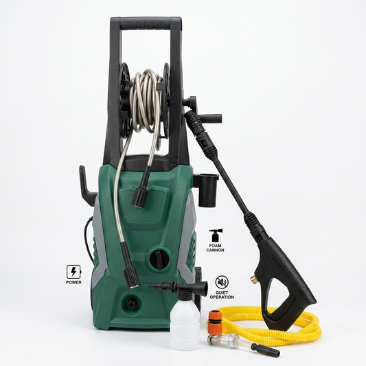 High Pressure Washer with Foam Cannon