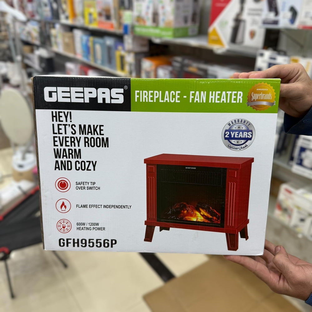 Geepas Fireplace Fan Heater 9556