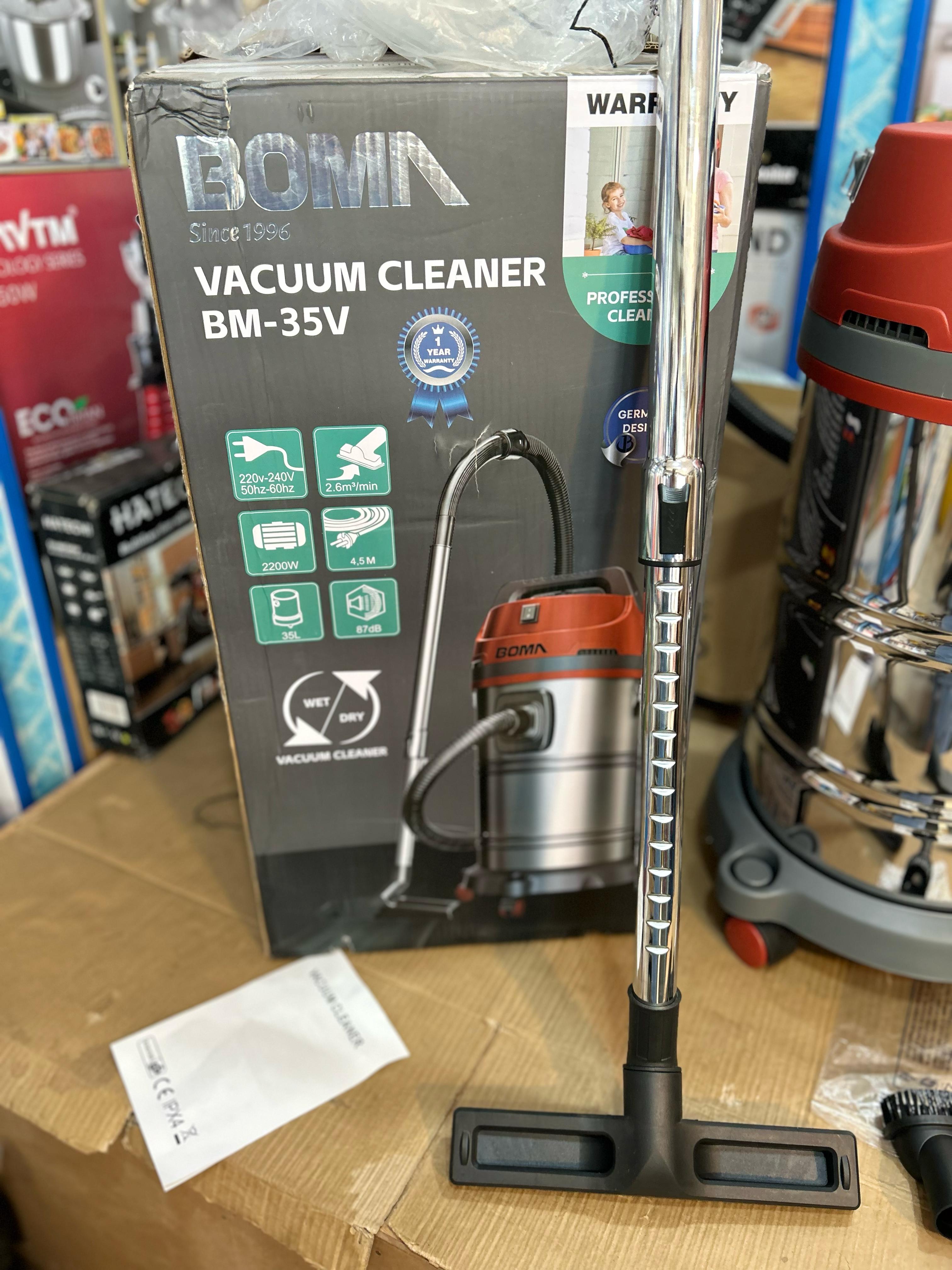 Boma 35L Commercial Vacuum Cleaner – Heavy Duty Wet & Dry Cleaner