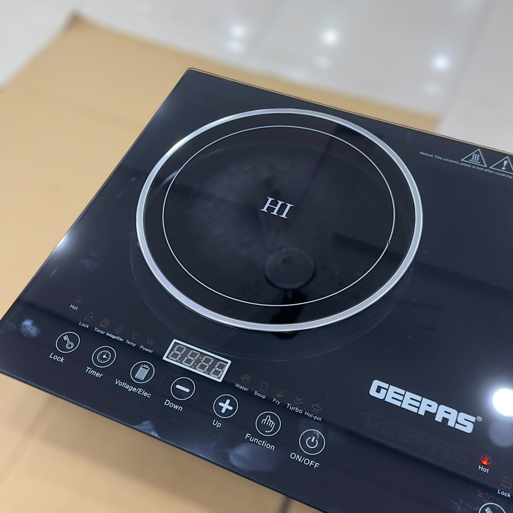 Geepas 2 in 1 Induction & Infrared Double Burner Hot Plate 6130