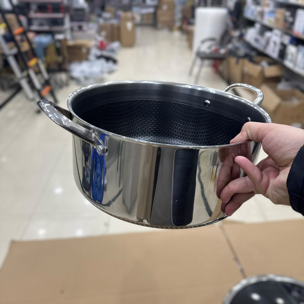 4pcs Big Size Laser Coated Casserole