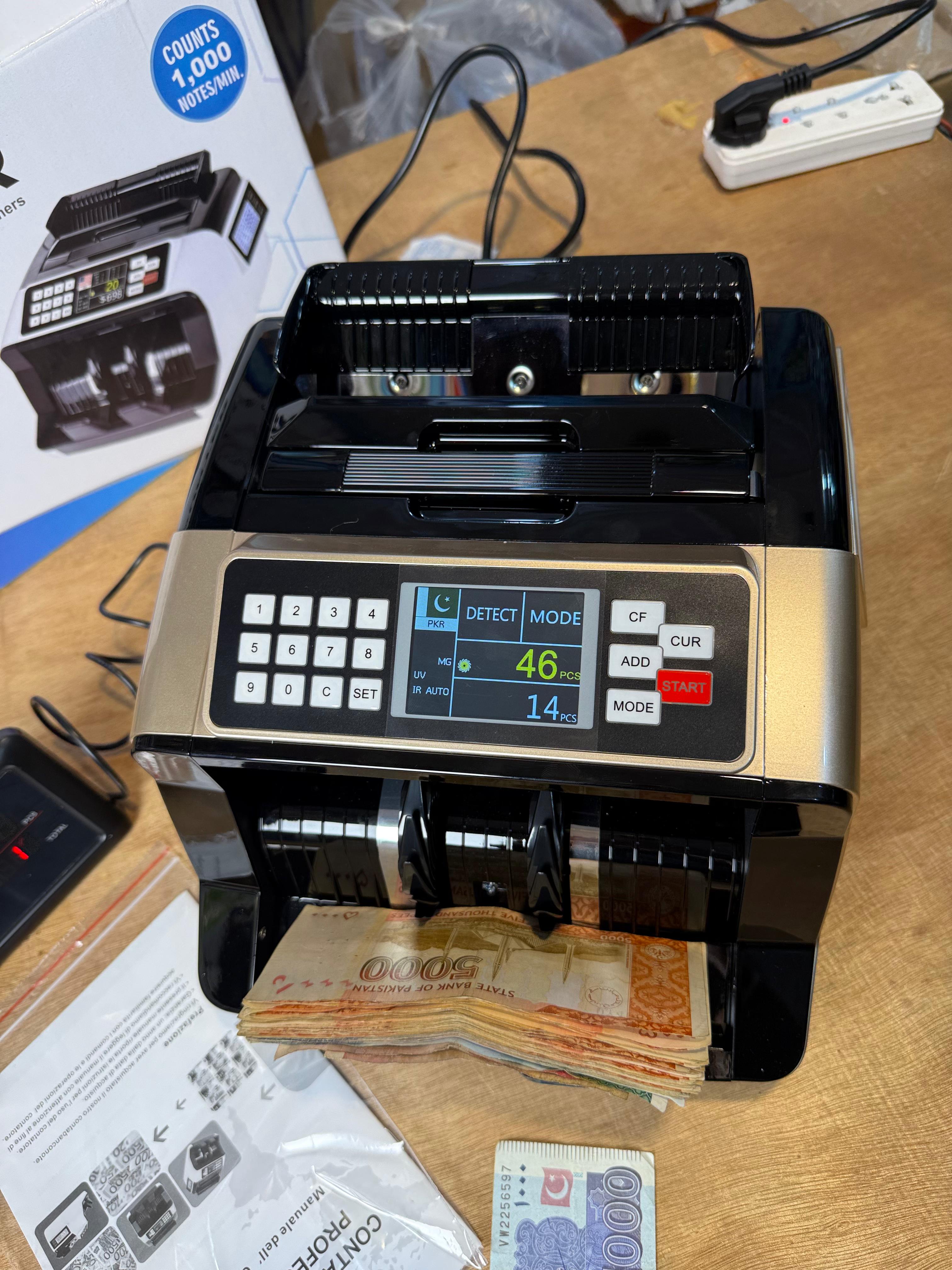 Mix value bill counter Mechine