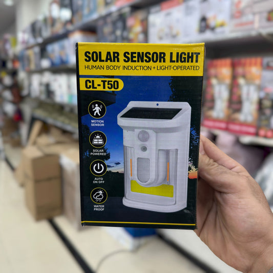 Waterproof Solar Motion Sensor Light - Model CL-T50