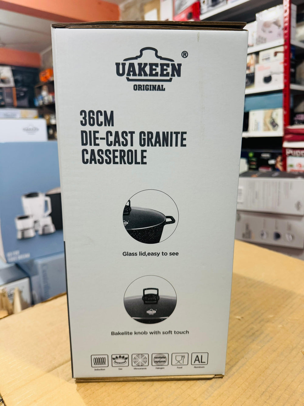 Uakeen Germany Induction Die-Cast Granite Casserole VK-20