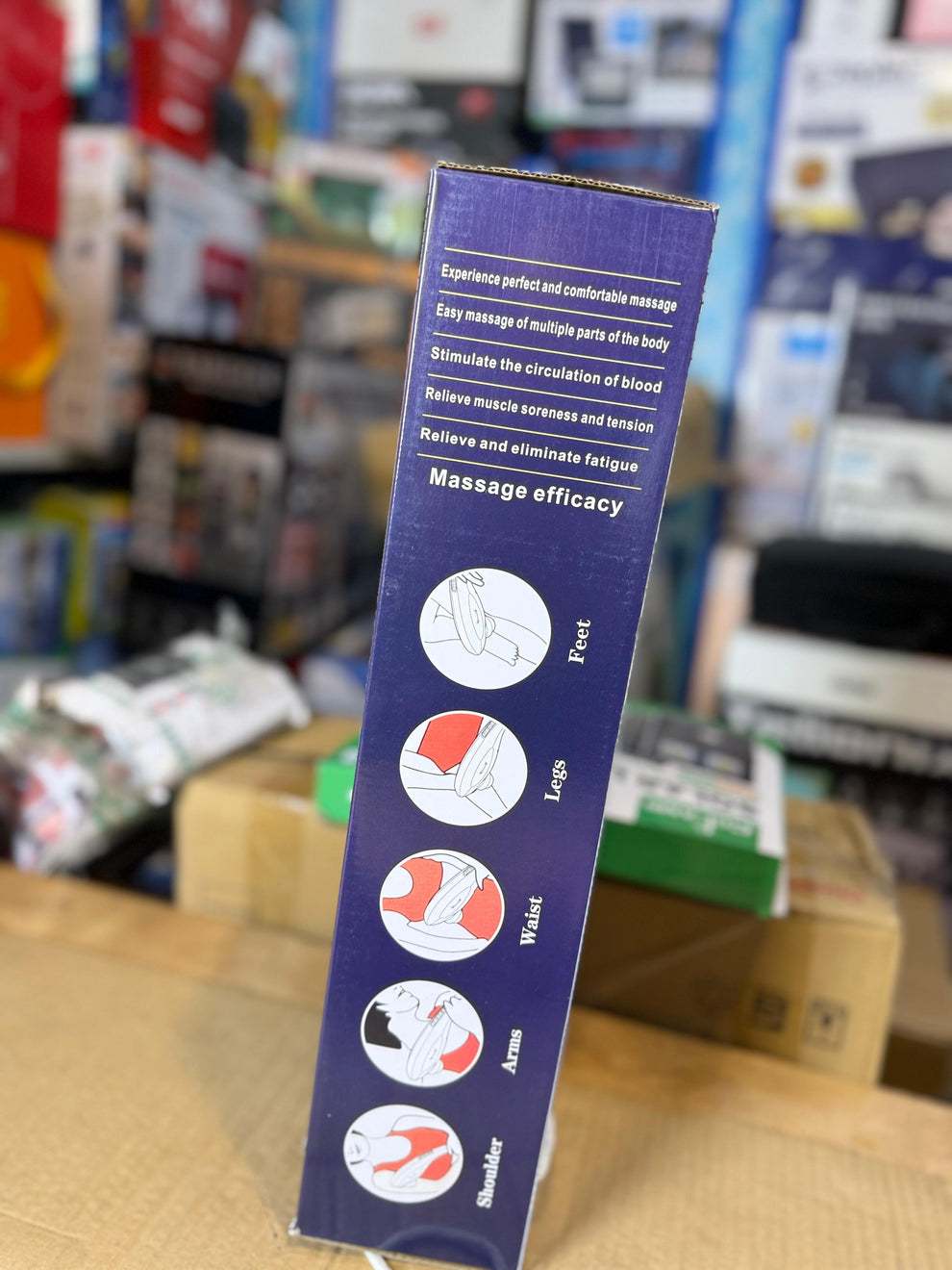 Rechargeable Heating Massager 4in1