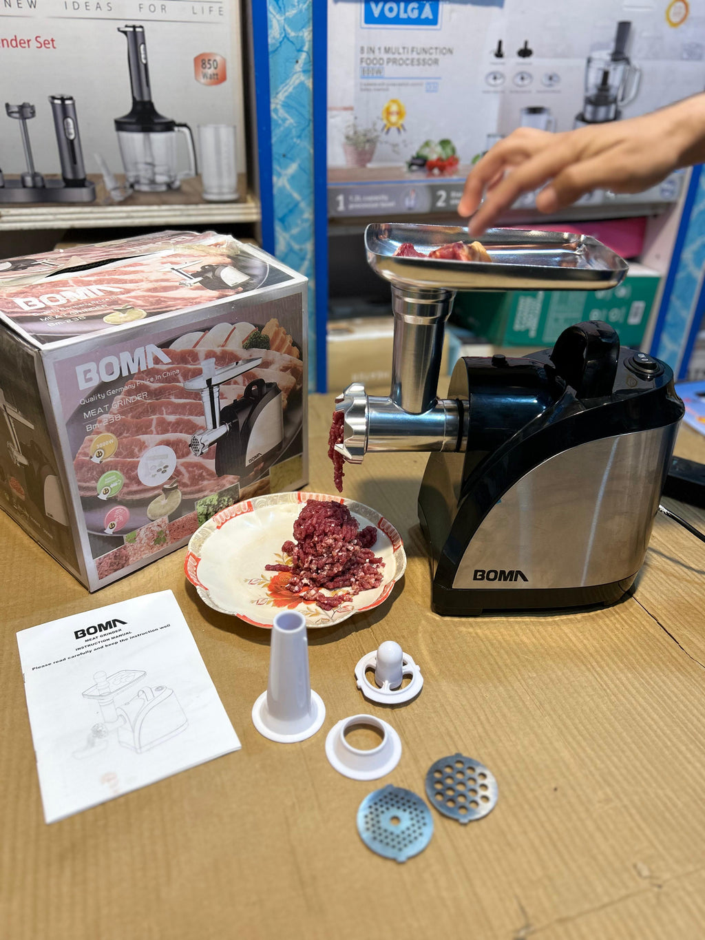 Boma Germany Meat Grinder – Heavy Duty Electric Mincer for Kitchen