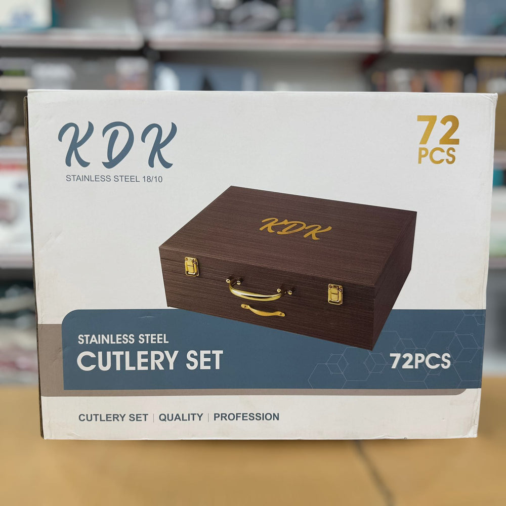 KDK 72pcs Luxury Stainless Steel Cutlery Set with Gift Box