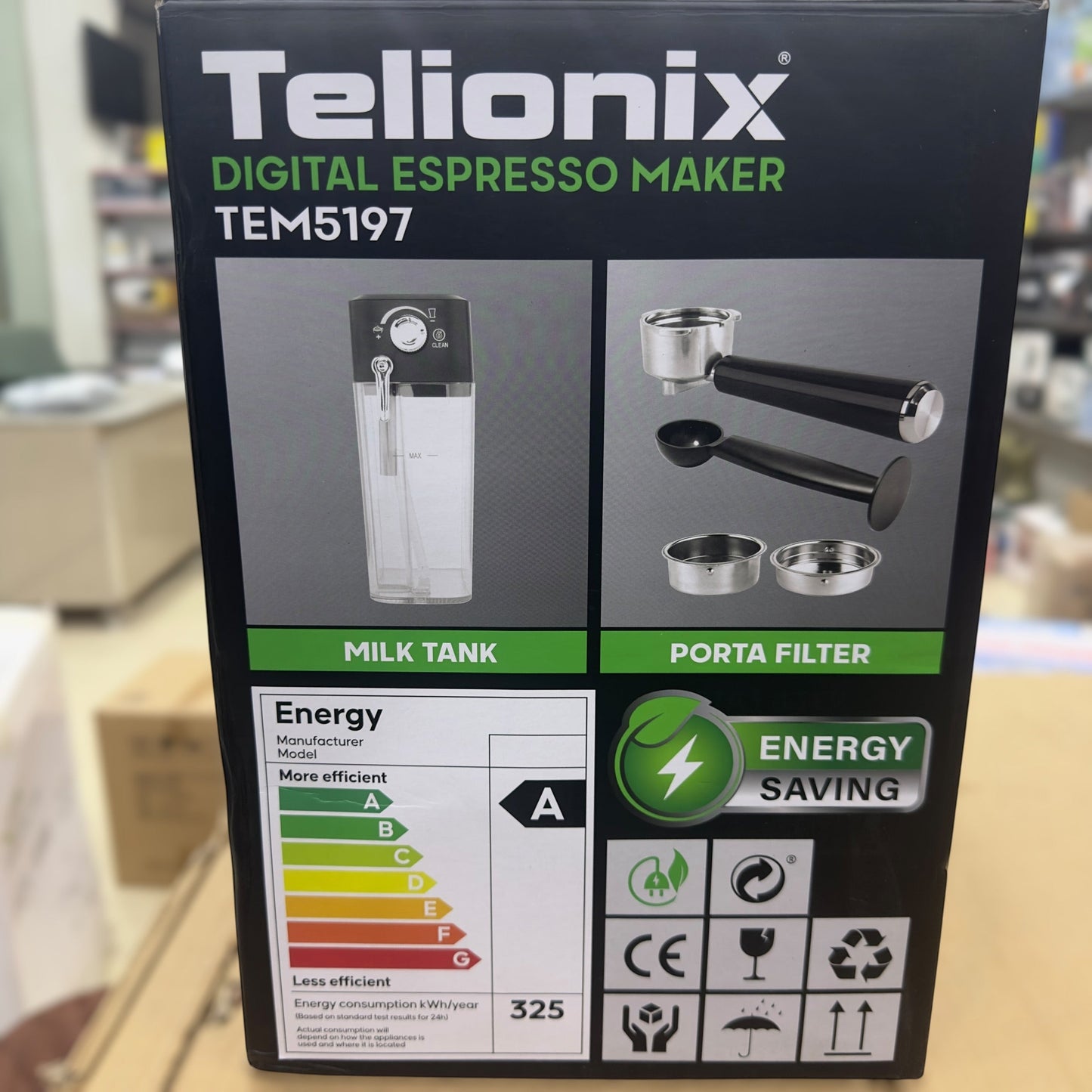 Telionix Digital Espresso,Latte & Cappuccino Maker￼