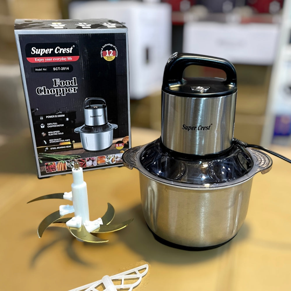 Super Crest 5L Food Chopper with Extra Blade SCT-2014