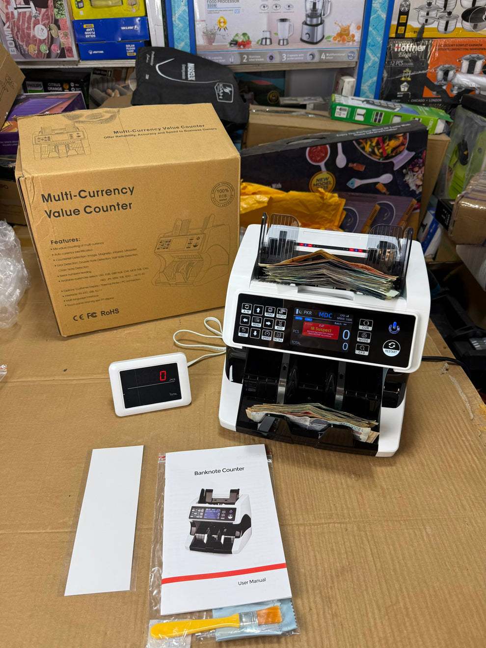 Multi-Currency Value Counting Machine EQ-920