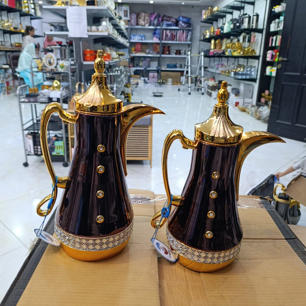 Lot Imported 2pcs Fancy Glass Vacuum Flask Set