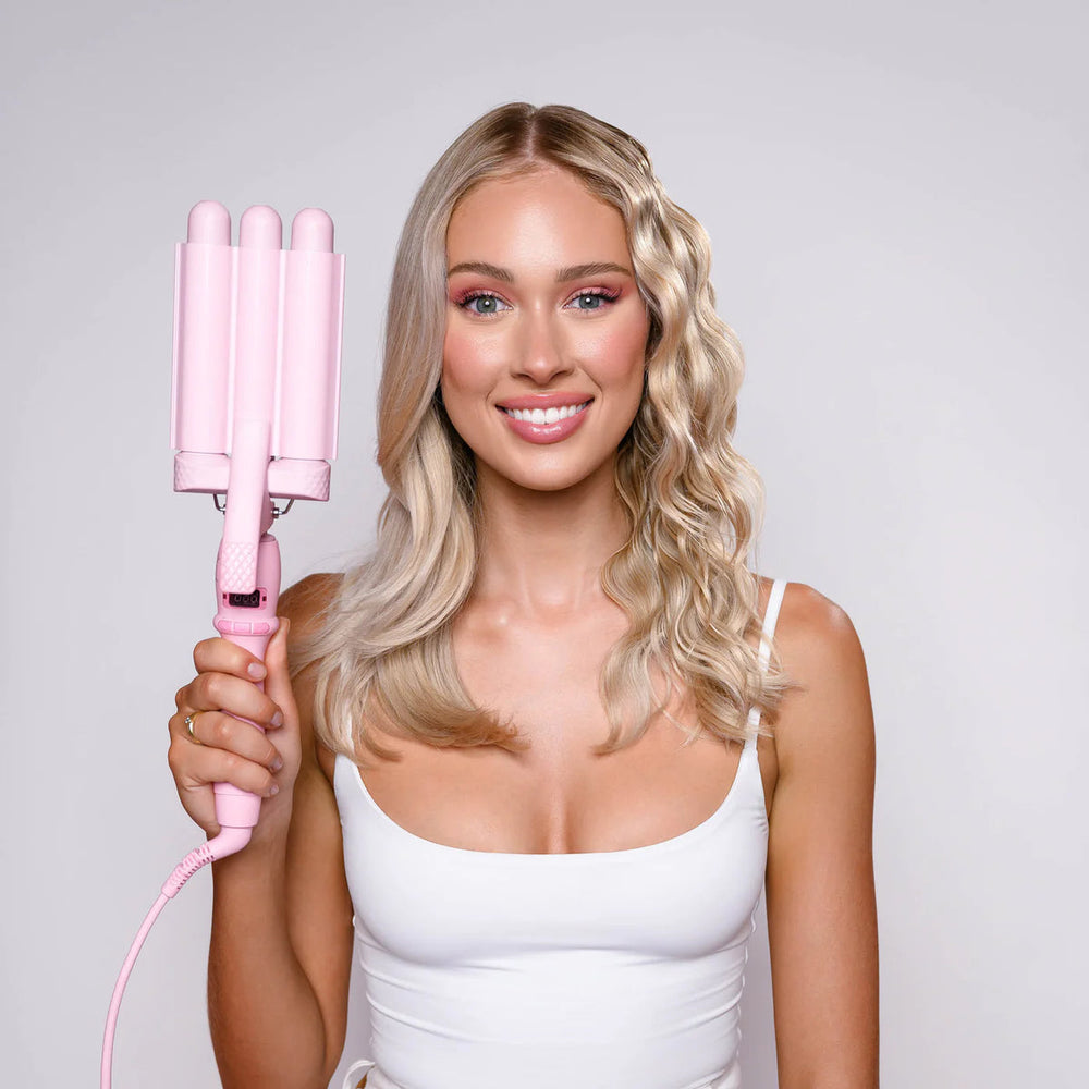 Mermaid Pro Mini Hair Waver 25mm Pink