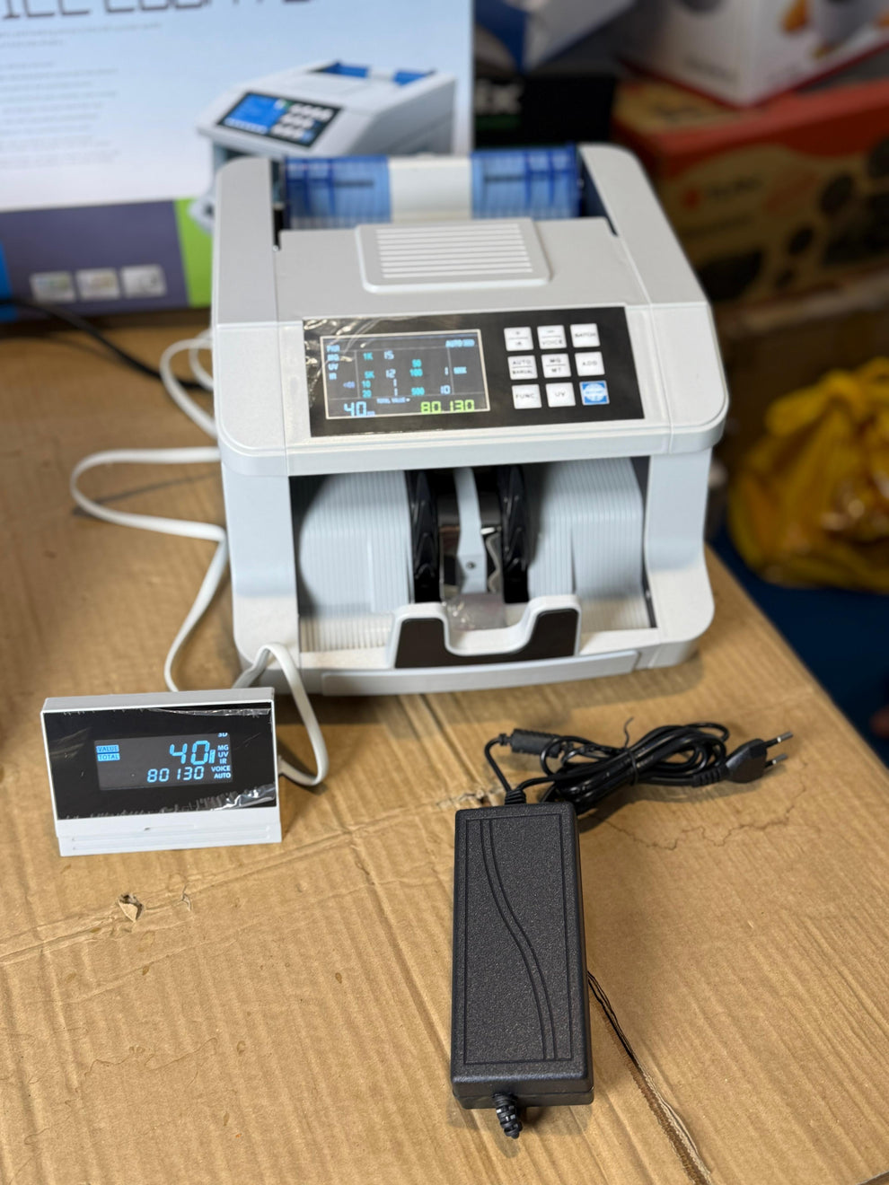 Mix value Bill counter mechine & Rechargeable