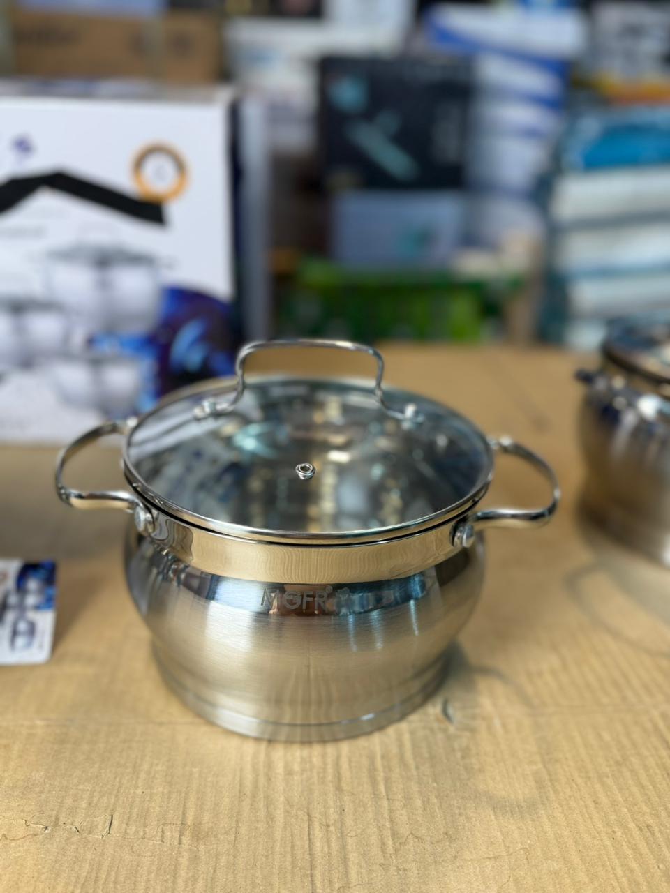 MGFR Swiss quality control Stanislaus steel 18-10 .6pcs