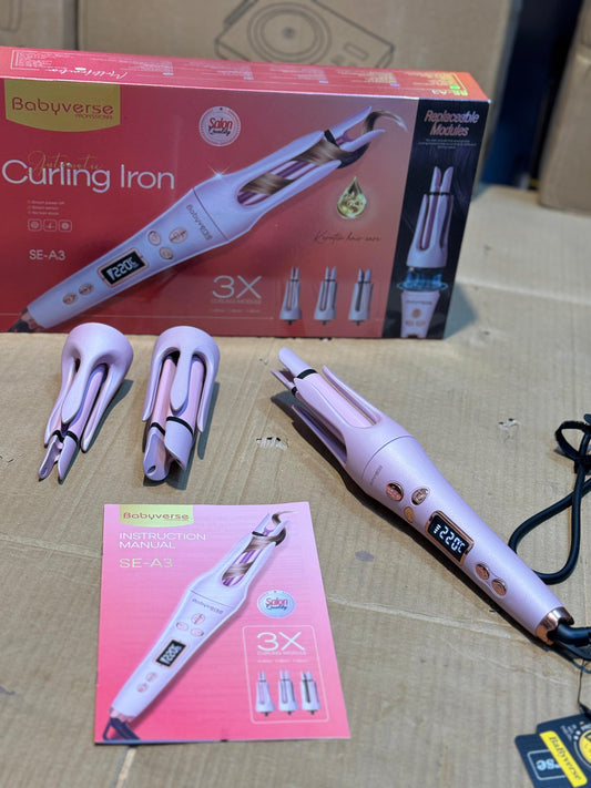 Babyverse Hair Curling Iron | Professional Hair Styler for Salon & Home