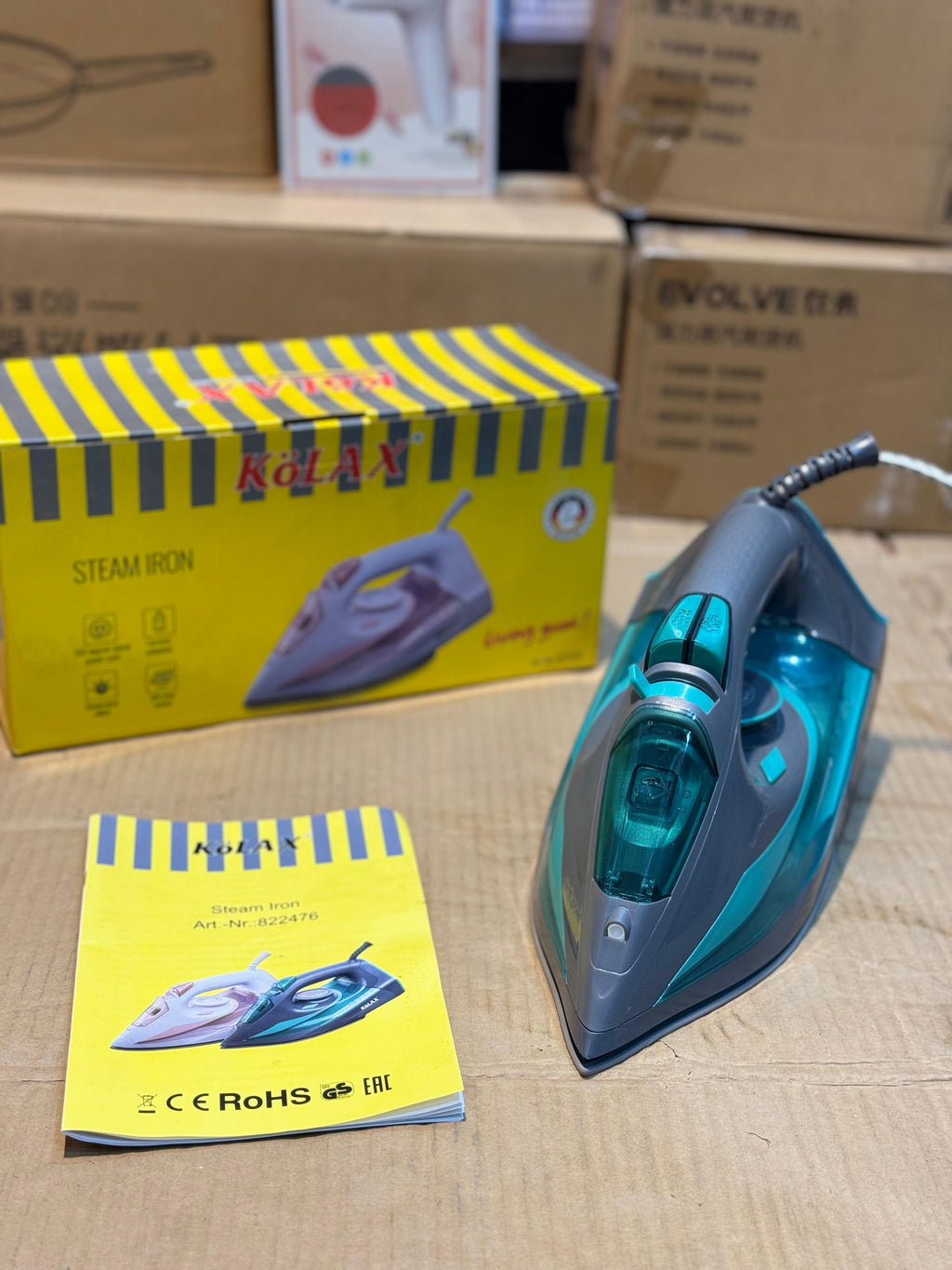 KOLAX Steam Iron 2400W – Germany Brand Art No. 822476