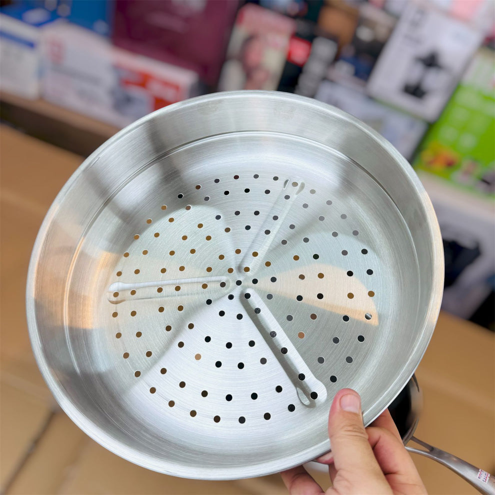 lot imported lesser coating deep fry pan 32CM food stamer