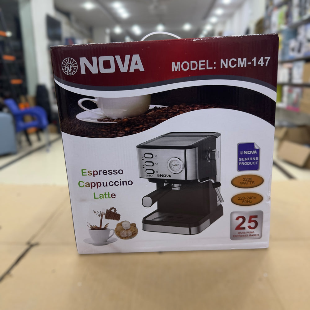 Nova Espresso & Cappuccino Coffee Machine NCM-147