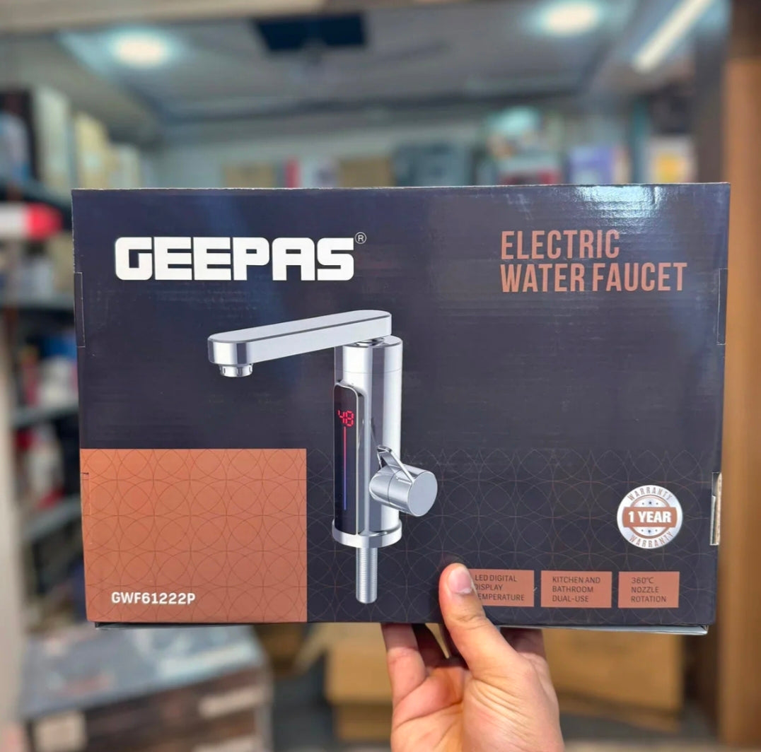 Geepas Electric Water Heating Faucet GWF61222P