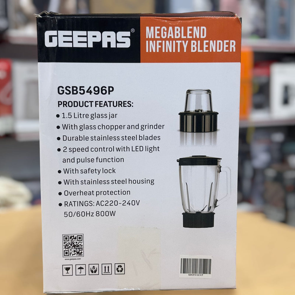 Geepas 3 in 1 Megablend Infinity Blender 5496