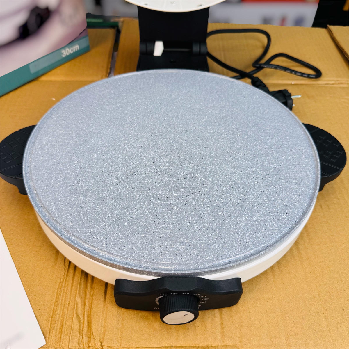 Acekool 2-in-1 Pizza & Roti Maker – Electric Multi-Function Cooker