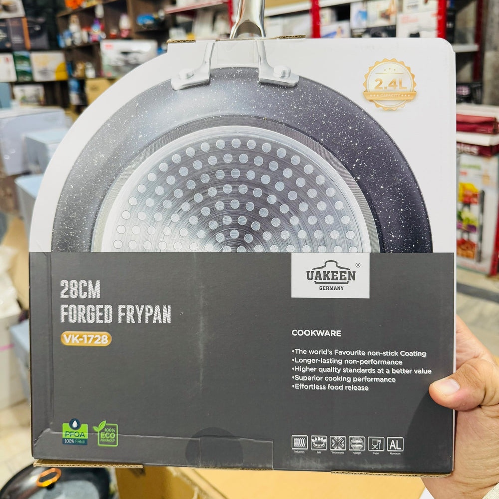 Uakeen Forged Aluminum Frypan with SS Handle