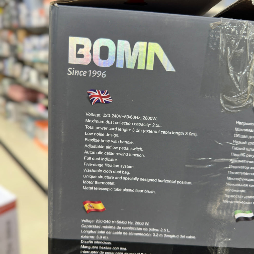 Boma 2.5L Vacuum Cleaner BM-916 – High Suction Power & Compact Home Cleaner