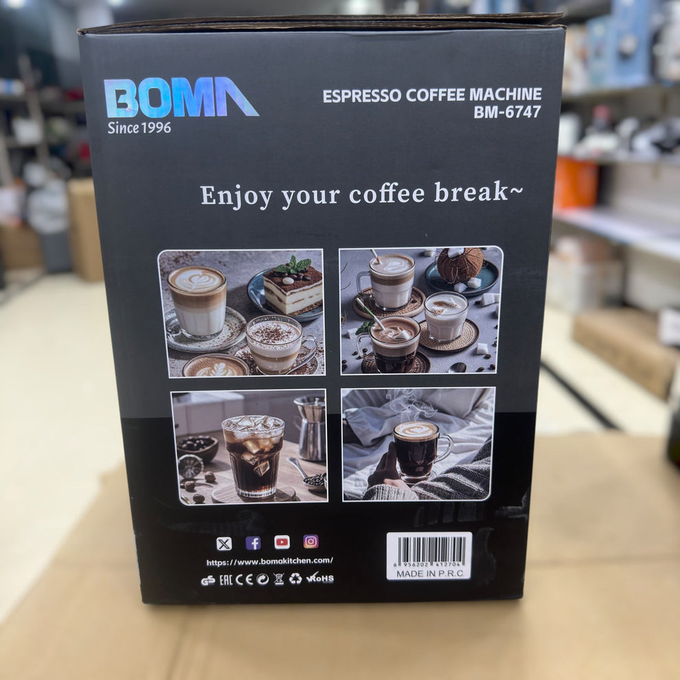 Boma Digital Espresso Coffee Machine BM-6747