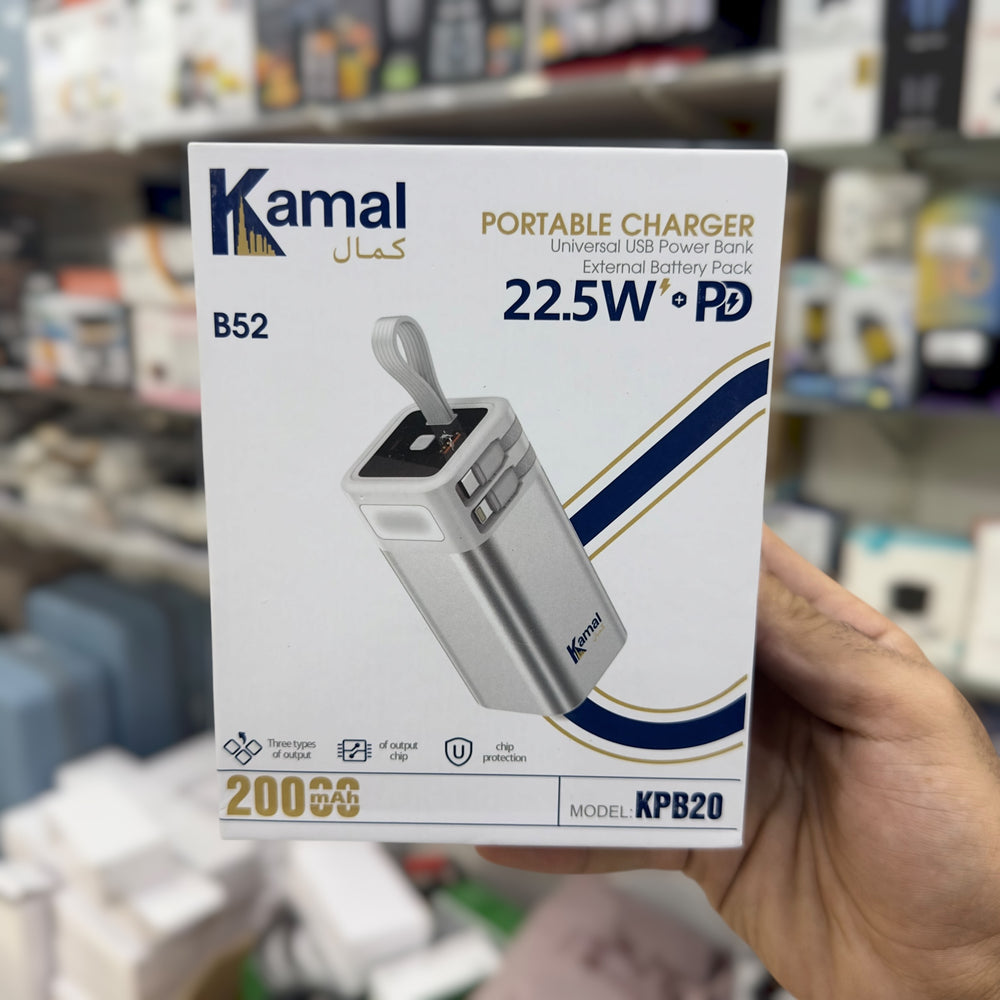 Kamal B52 Power Bank 20000mah KPB20