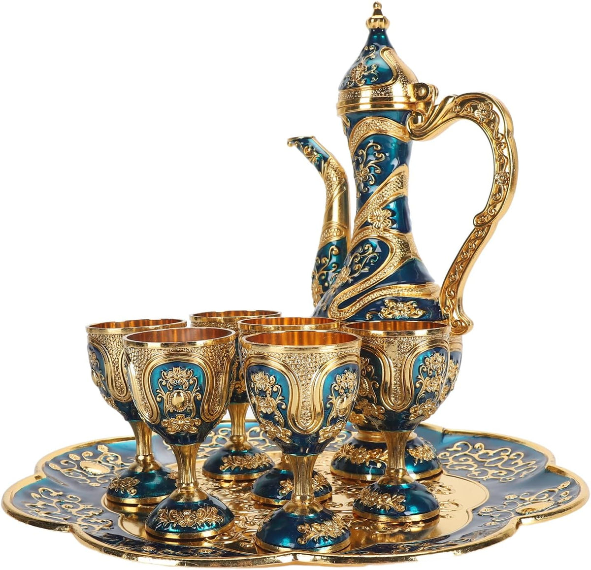 Vintage 8pcs Turkish Coffee Set