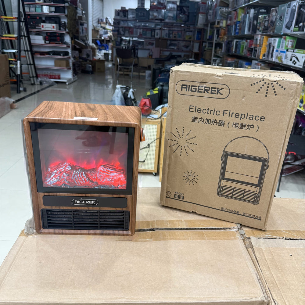 Aigerek 3D Fireplace Electric Heater