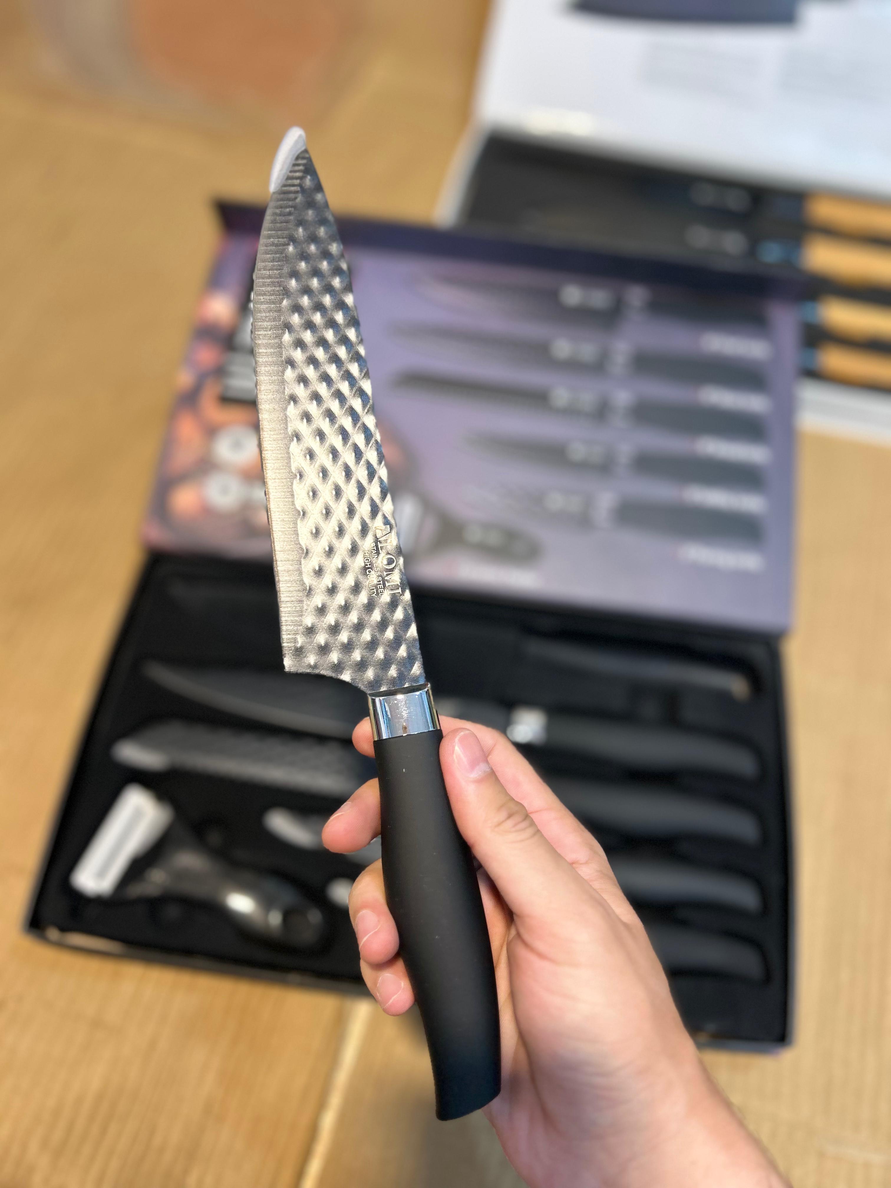 Japanese Knife Set 6 Pcs – Premium Sharp Stainless Steel Kitchen Knives