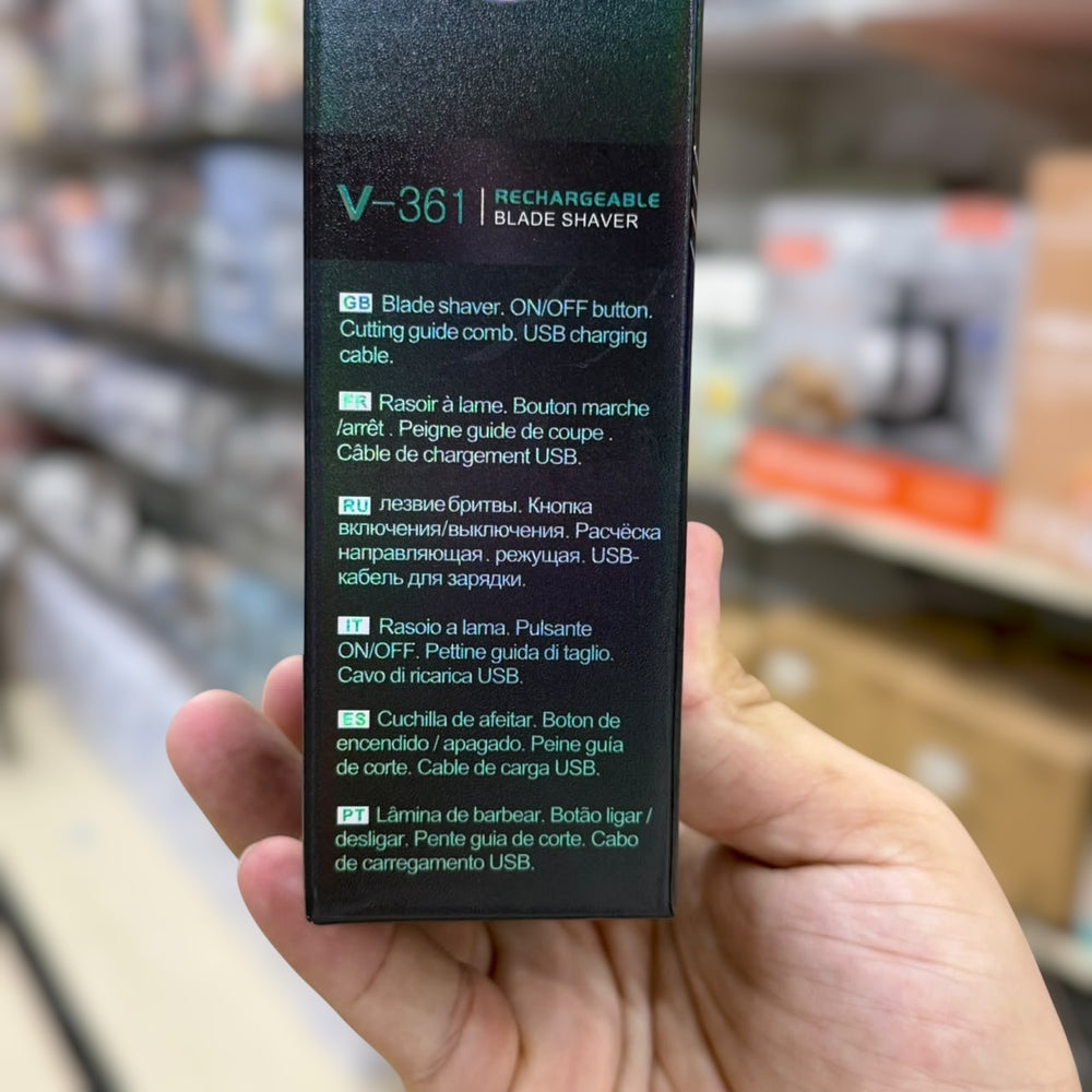 VGR Rechargeable One Blade Shaver V-361