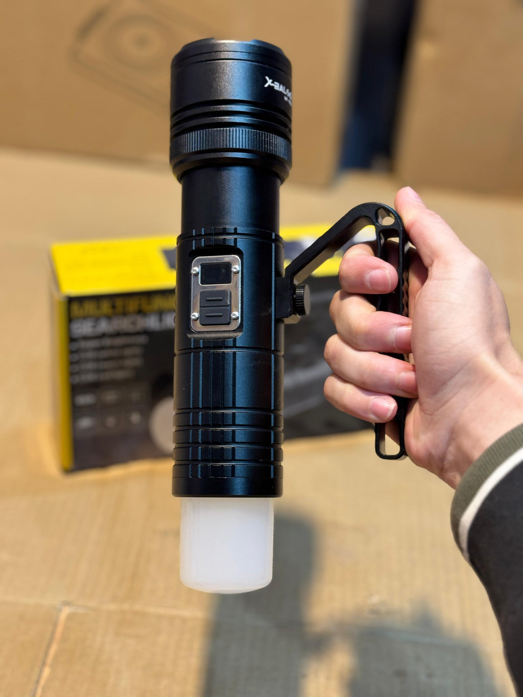 Multiple Functions Haggai Torch | Rechargeable LED Flashlight with Multi-Use Features