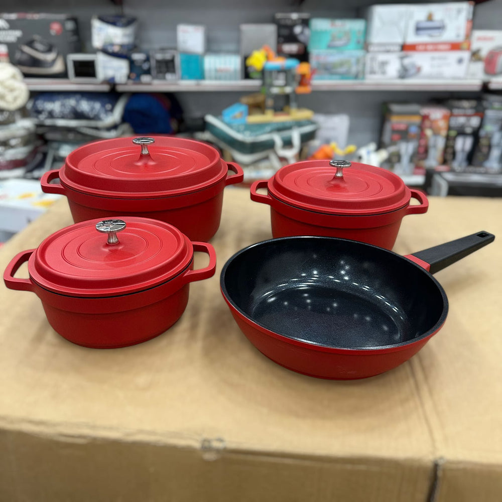 Uakeen Induction Die-Cast Granite Cookware Set 7pcs VK-21