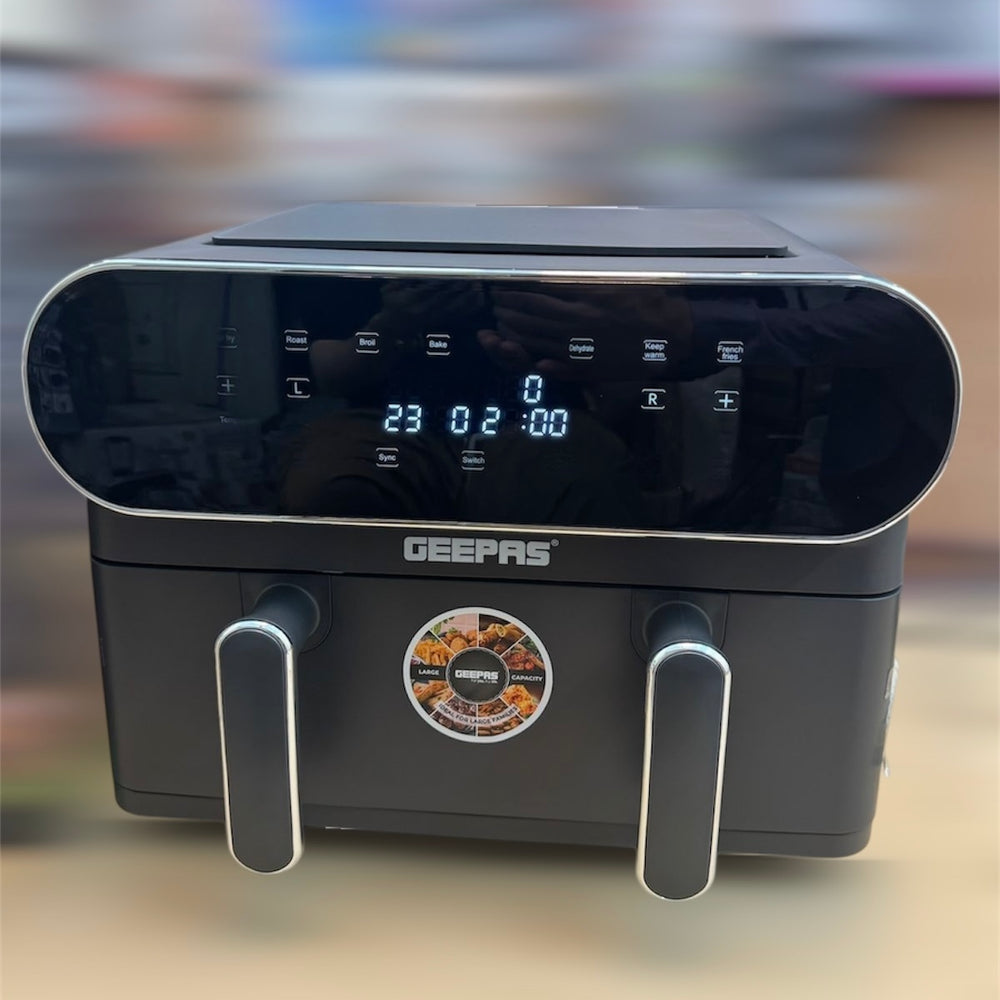 Geepas Dual Cook 11L Digital Air Fryer-37532
