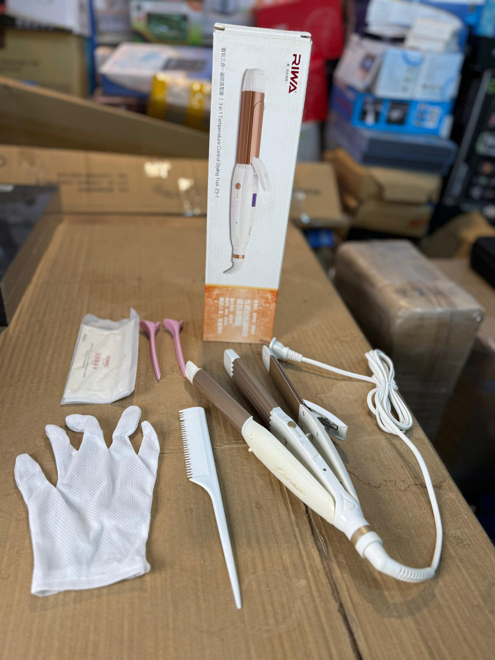 Riwa 3in1 Temperature control styling Tool Z3_1