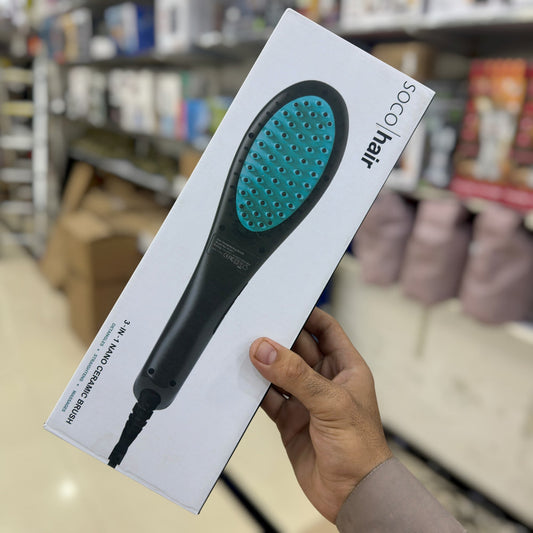 Soco 3 in 1 Straightener Brush NC001