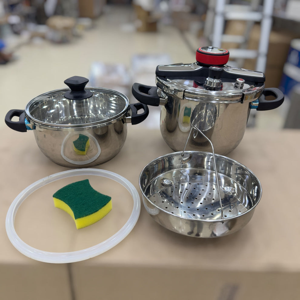 Tefal Stainless Steel 8pcs Pressure Cooker