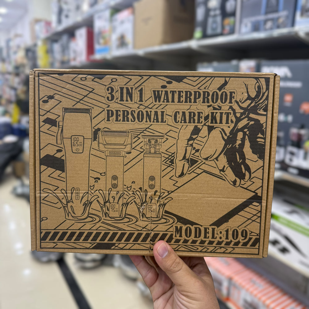 Premium 3 in 1 Waterproof Grooming Kit Model-109